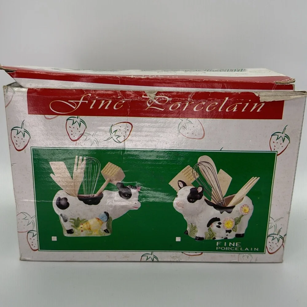 Fine Porcelain Panda Kitchen Utensil Holder